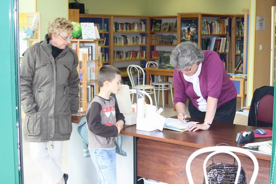 Intérieur de la bibliothèque