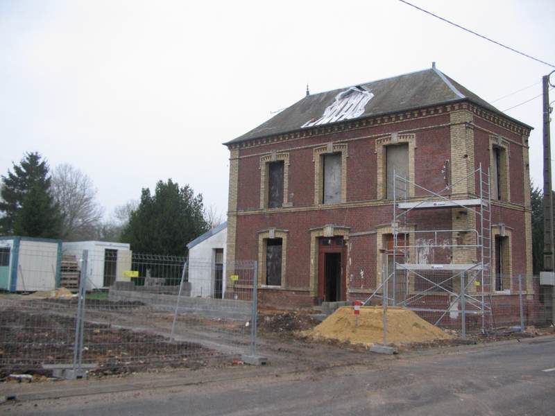 Démolition en cours
