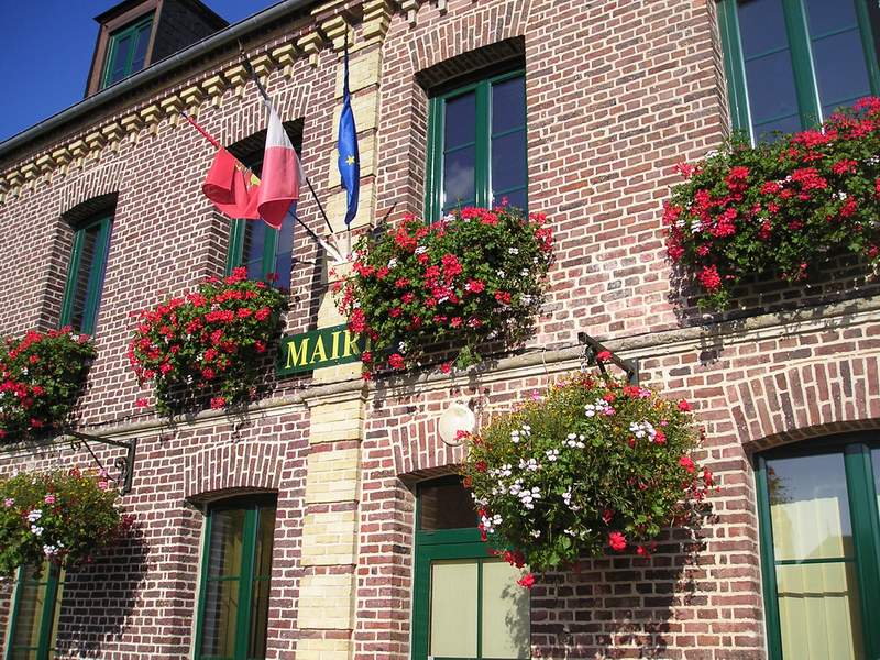 La mairie fleurie